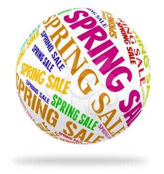 Spring Sale Representing Closeout Discounts And Bargains