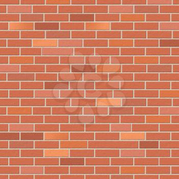 Brick Wall Showing Blank Space And Template