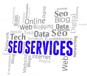 Seo Services Indicating Web Site And Sem
