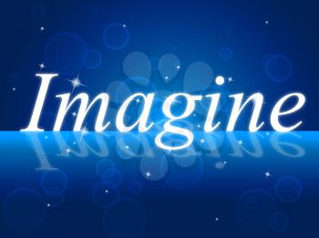 Imagine Thoughts Representing Ideas Creative And Vision