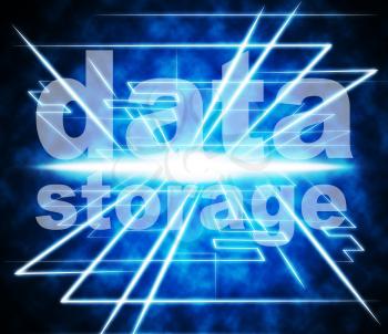 Data Storage Meaning Archive Datacenter And Database