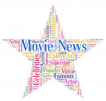 Movie News Showing Picture Show And Newsletter