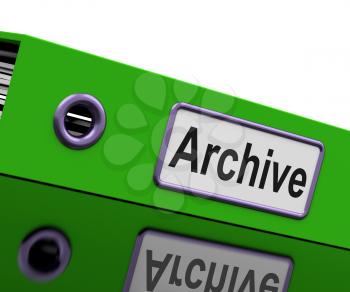File Archive Representing Business Organization And Catalogue