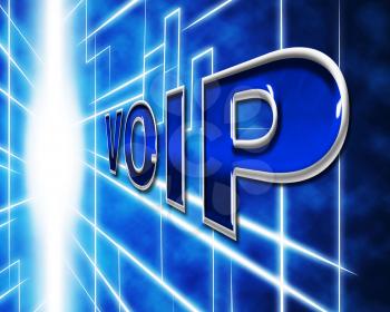 Telephony Voip Representing Voice Over Broadband And Communication