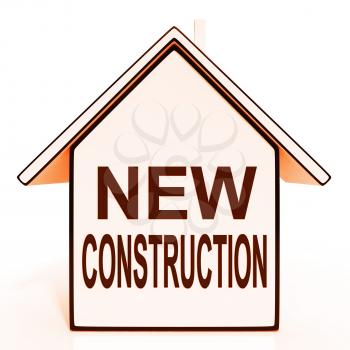 New Construction House Showing Recent Building Or Development