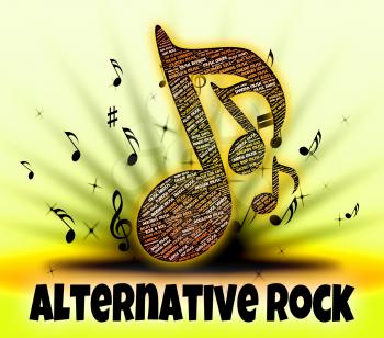 Alternative Rock Indicating Other Way And Acoustic