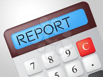 Report Calculator Meaning Information Figures And Finances