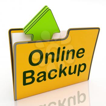 Backup Upload Representing World Wide Web And Web Site