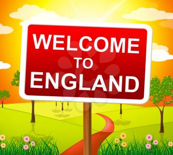 Welcome To England Representing United Kingdom And Meadows