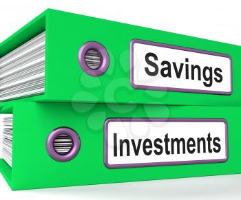 Investments And Savings Files Shows Growing Wealth