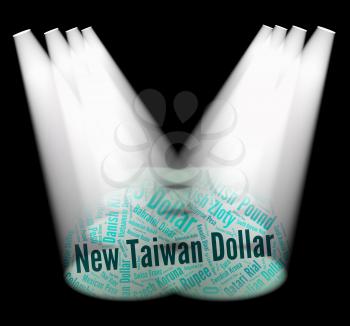 New Taiwan Dollar Showing Foreign Currency And Twd 