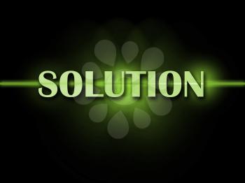 Solution Word Showing Resolve Resolution Solving And Solved