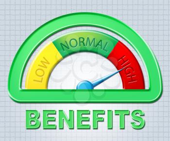 High Benefits Meaning Bonus Measure And Display
