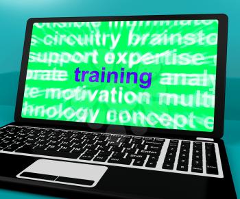 Online Training Computer Message Showing Web Learning