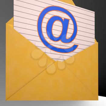 At Envelope Showing World Telecommunications Mail