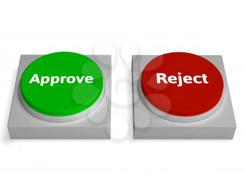 Approve Reject Buttons Shows Approving Or Rejecting