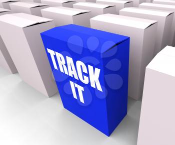 Track It Means Following an Identification Number on a Package