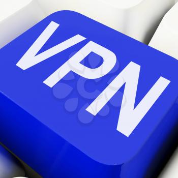 VPN Keys Meaning Remote Or Virtual Private Network
