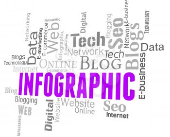 Infographic Wordcloud Representing Diagram Symbol And Design