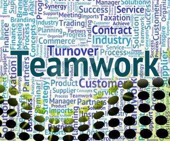 Teamwork Word Meaning Group Teams And Words