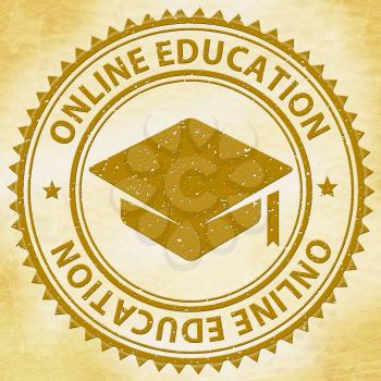 Online Education Representing Learned Stamped And Learning