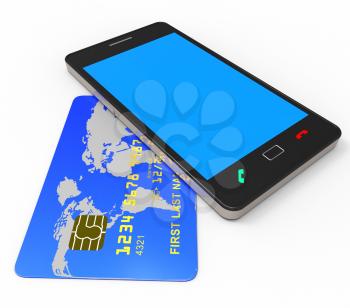 Credit Card Online Meaning Web Site And Buyer