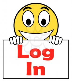 Log In Login On Sign Showing Sign In Online