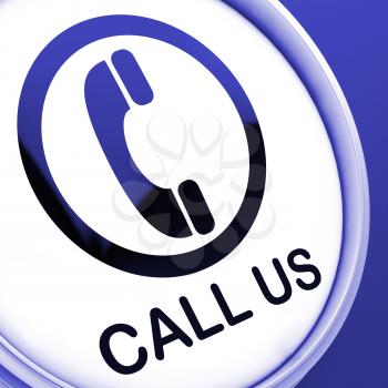 Call Us Button Showing Talk or Chat