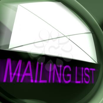 Mailing List Postage Meaning Contacts Or Email Database