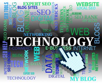 Technology Word Meaning Web Site And High-Tech