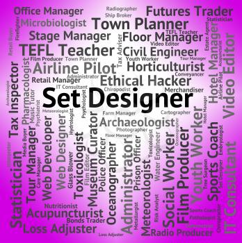 Set Designer Representing Designing Hiring And Employee