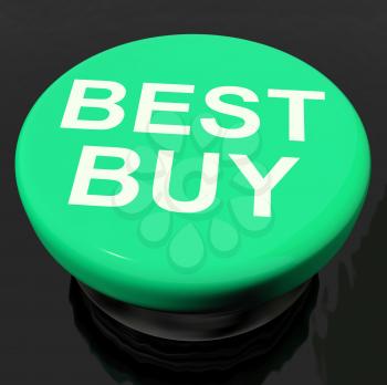 Best Buy Button Showing Promotion Offer Or Discount