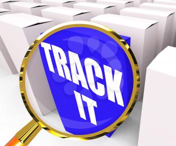 Track It Packet Means Following an Identification Number on a Package