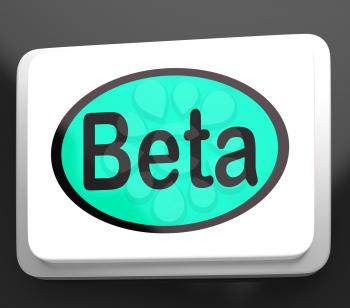 Beta Button Showing Development Or Demo Version