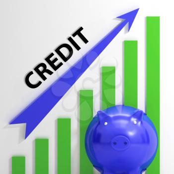 Credit Graph Meaning Financing Lending And Repayments
