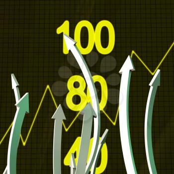 Progress Arrows Meaning Business Graph And Betterment