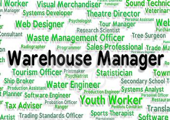 Warehouse Manager Meaning Executive Head And Depository