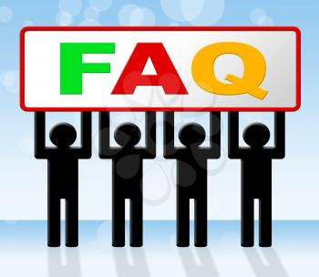 Frequently Asked Questions Representing Answer Asking And Faq