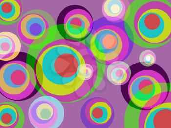 Color Circles Showing Background Backdrop And Colour