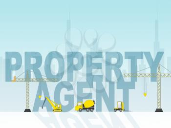Property Agent Showing Real Estate 3d Illustration