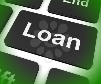 Loan Key Meaning Lending Or Providing Advance