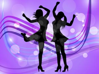 Dancing Disco Meaning Adults Dancer And Women