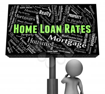 Home Loan Rates Indicating Credit Housing And Fund