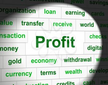 Profit Revenue Representing Earnings Employed And Earn