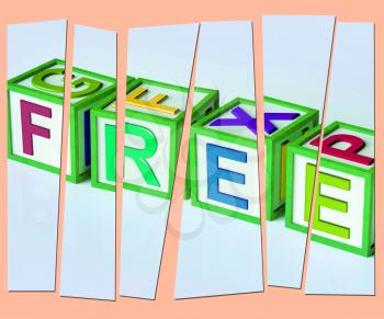 Free Letters Meaning Complimentary And No Charge