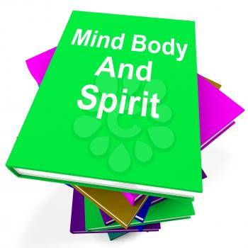 Mind Body And Spirit Book Stack Showing Holistic Books