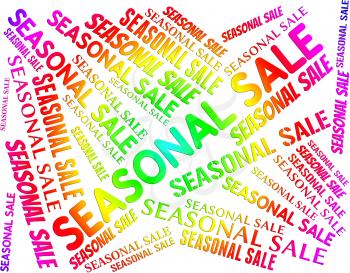 Seasonal Sale Representing Savings Offers And Retail