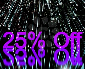 25% Off With Fireworks Shows Sale Discount Of Twenty Five Percent