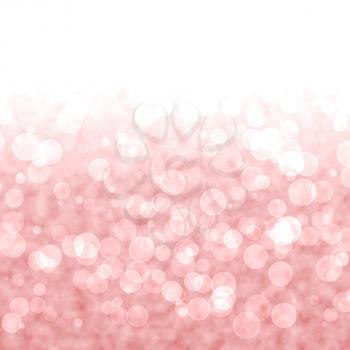 Bokeh Vibrant Red Or Pink Background With Blurry Light