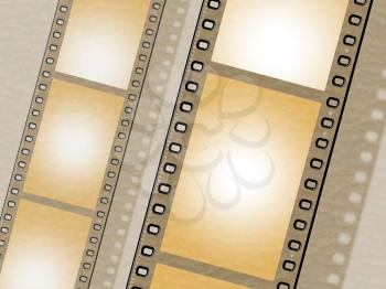 Filmstrip Copyspace Showing Design Blank And Backgrounds